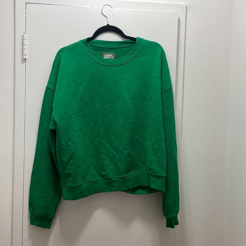 Daily drills oversized crew sweatshirt - NWT